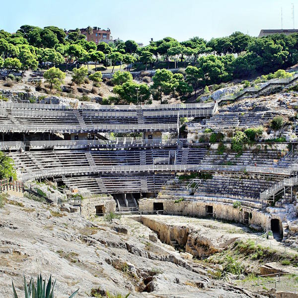 römischen Amphitheaters von Cagliari